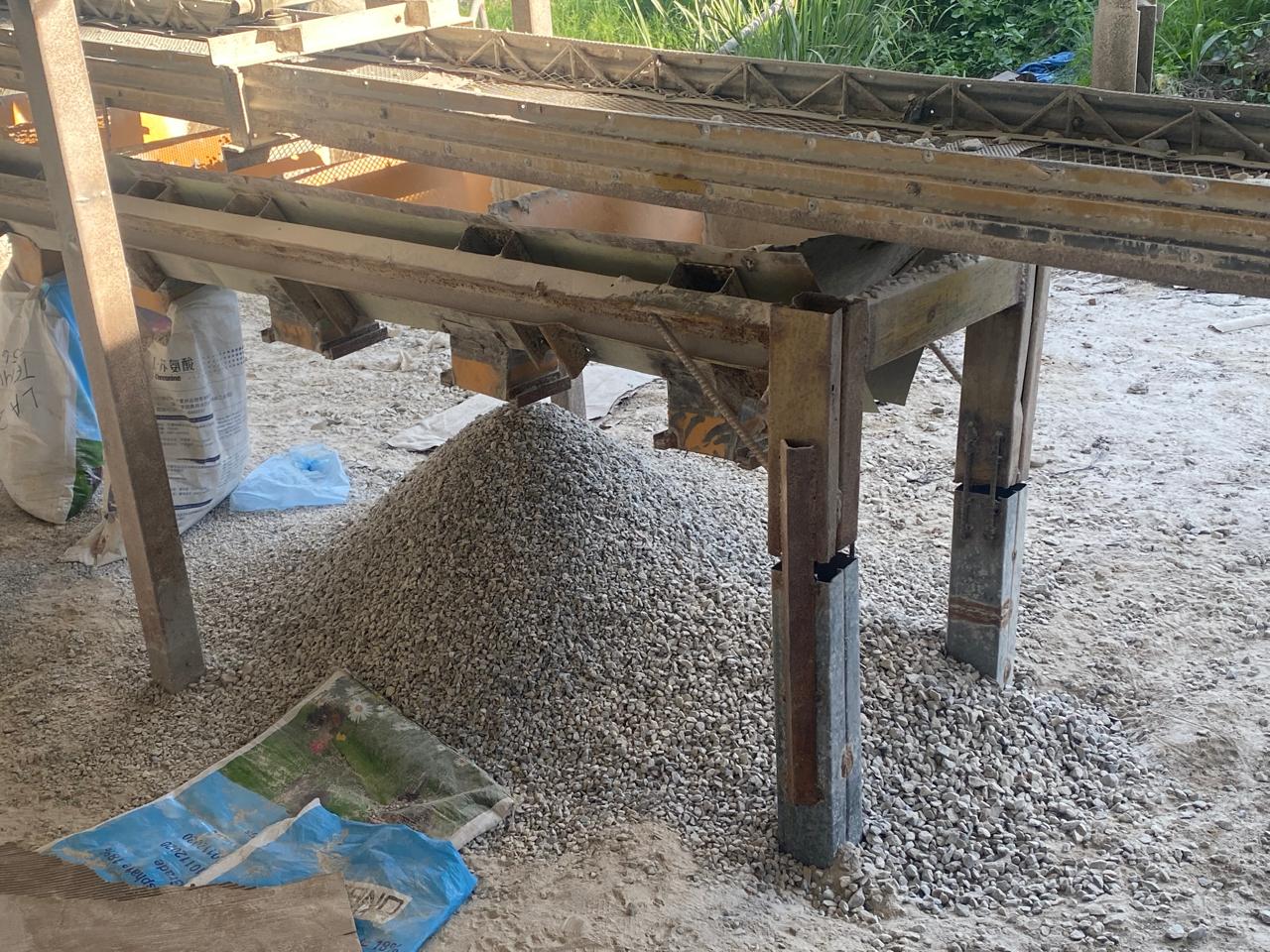 Zaranda clasificadora de carbonato de calcio — Carbonatos de Honduras, Choloma, Cortés